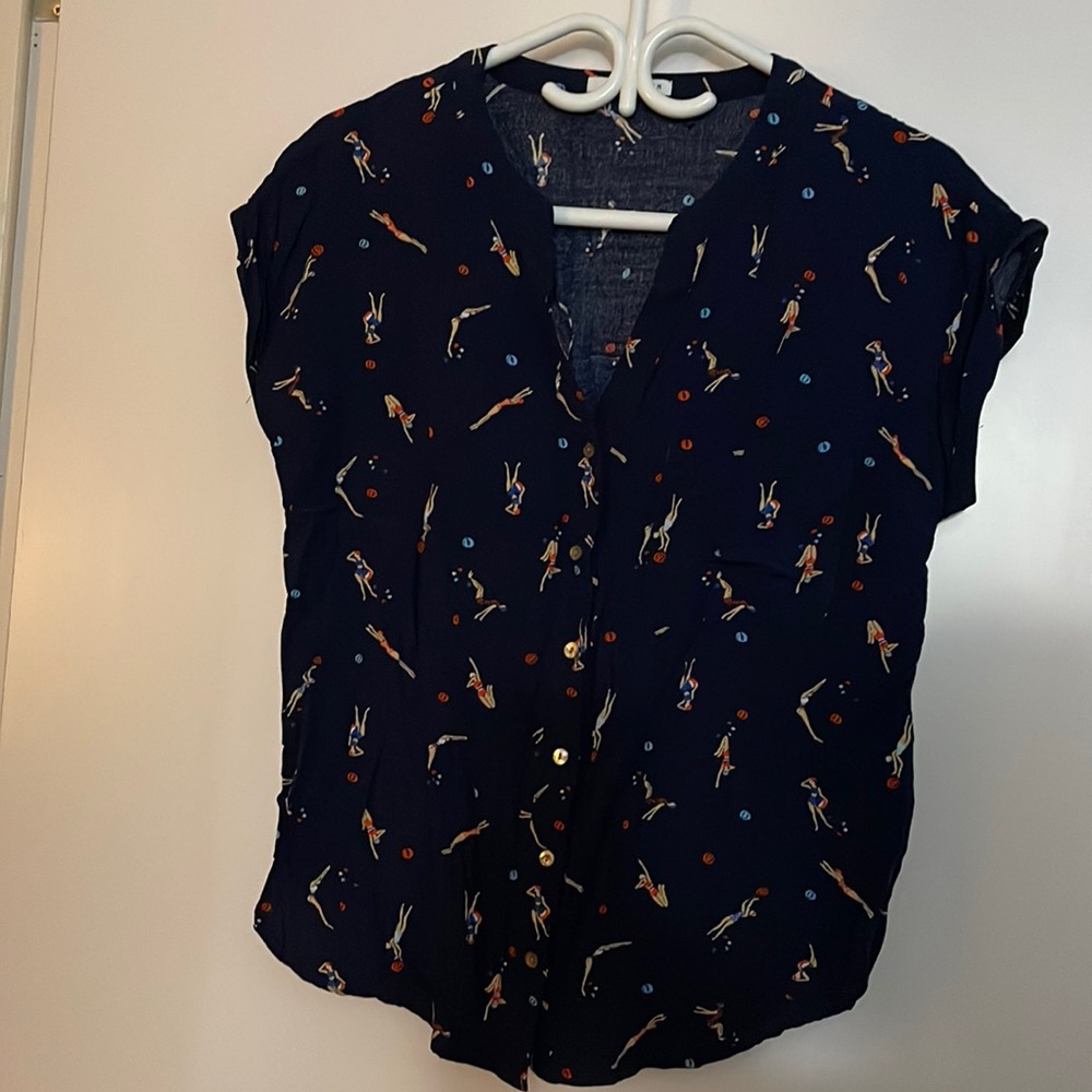 EDC Summer swimming-themed top